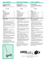 EarthWise 1715-16EW Owner'S Manual preview