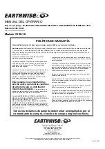 Предварительный просмотр 35 страницы EarthWise 2120-16 Owner'S Manual