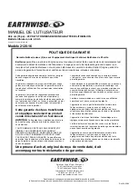 Предварительный просмотр 52 страницы EarthWise 2120-16 Owner'S Manual