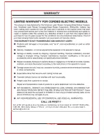 Предварительный просмотр 20 страницы EarthWise 50518 Operator'S Manual