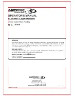 Предварительный просмотр 22 страницы EarthWise 50518 Operator'S Manual