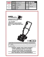 Предварительный просмотр 1 страницы EarthWise 60214 Operator'S Manual