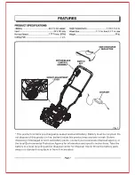 Предварительный просмотр 7 страницы EarthWise 60214 Operator'S Manual