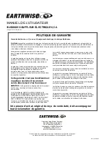 Предварительный просмотр 18 страницы EarthWise BLR20065 Owner'S Manual