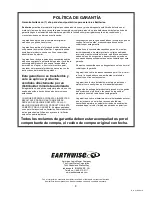 Preview for 16 page of EarthWise BLR20070 Operator'S Manual