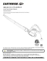 Предварительный просмотр 17 страницы EarthWise BLR20070 Operator'S Manual