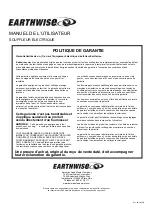 Preview for 18 page of EarthWise BLR20075 Operator'S Manual