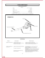 Предварительный просмотр 21 страницы EarthWise CB20018 Operator'S Manual