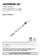 EarthWise CVPH43018 Owner'S Manual preview