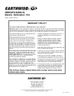 Preview for 12 page of EarthWise DT71613 Owner'S Manual