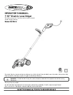 EarthWise ED70012 Operator'S Manual предпросмотр