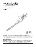 Предварительный просмотр 9 страницы EarthWise HT10017 Operator'S Manual