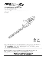 Предварительный просмотр 17 страницы EarthWise HT10017 Operator'S Manual