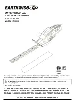 EarthWise HT10218 Owner'S Manual preview