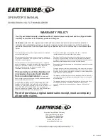 Preview for 6 page of EarthWise LB20058 Operator'S Manual