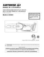 EarthWise LCS0620 Owner'S Manual preview