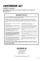 Preview for 10 page of EarthWise LPHT12022 Owner'S Manual