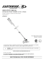 EarthWise LST04012 Operator'S Manual preview