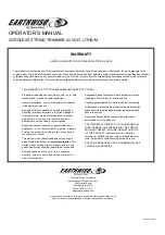 Предварительный просмотр 10 страницы EarthWise LST04012 Operator'S Manual