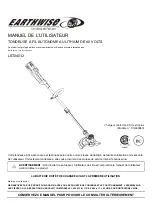 Предварительный просмотр 21 страницы EarthWise LST04012 Operator'S Manual