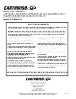 Предварительный просмотр 20 страницы EarthWise LSTM2012-4 Owner'S Manual