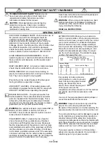 Preview for 2 page of EarthWise PW190002 Owner'S Manual