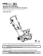 Предварительный просмотр 17 страницы EarthWise SN71018 Operator'S Manual