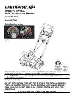 EarthWise SN71022 Owner'S Manual preview