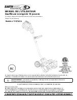 Предварительный просмотр 17 страницы EarthWise SN74014 Operator'S Manual