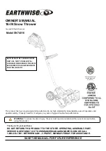 EarthWise SN74016 Owner'S Manual preview