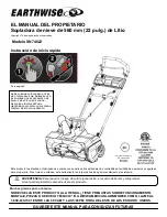 Предварительный просмотр 18 страницы EarthWise SN74022 Owner'S Manual