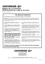 Предварительный просмотр 48 страницы EarthWise SN75018 Owner'S Manual