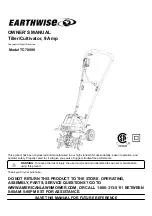 EarthWise TC70090 Owner'S Manual preview