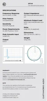 Preview for 4 page of Earthworks Audio QTC40 Manual