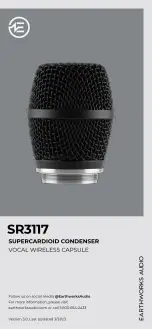 Preview for 1 page of Earthworks Audio SR3117 Quick Start Manual