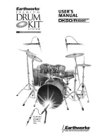 Preview for 1 page of Earthworks DK50 Drumkit series User Manual