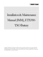 EarthX ETX900-TSO Installation & Maintenance Manual предпросмотр