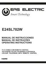 EAS Electric E24SL702W Operating Instructions Manual preview