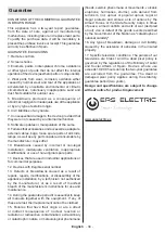 Предварительный просмотр 72 страницы EAS Electric E32AN70W Operating Instructions Manual