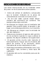 Preview for 3 page of EAS Electric EHF205RC Instruction Manual