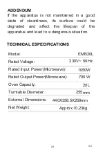 Предварительный просмотр 24 страницы EAS Electric EMB20L Instruction Manual