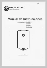 Preview for 1 page of EAS Electric EME30L Instruction Manual