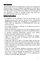 Preview for 21 page of EAS Electric EMH46RN Instruction Manual