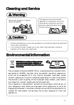 Предварительный просмотр 32 страницы EAS Electric EMH900CGB Instruction Manual