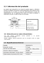 Preview for 9 page of EAS Electric EMIH900-FX Instruction Manual