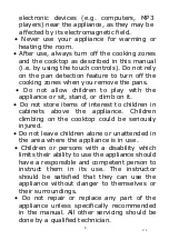 Preview for 40 page of EAS Electric EMIH900-FX Instruction Manual