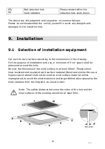 Предварительный просмотр 64 страницы EAS Electric EMIH900-FX Instruction Manual