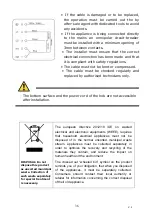 Preview for 70 page of EAS Electric EMIH900-FX Instruction Manual