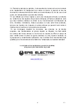 Preview for 106 page of EAS Electric EMIH900-FX Instruction Manual