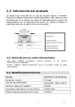 Предварительный просмотр 9 страницы EAS Electric EMIH900FL Instruction Manual